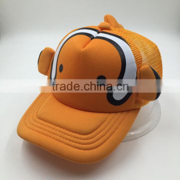 wholesale customize foam and mesh kids trucker cap