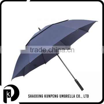 Promotional Wholesale Logo Printed Metal Shaft Golf Umbrella Uv Protection
