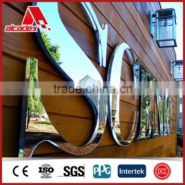 decorative mirror aluminum composite panel china manufacturer