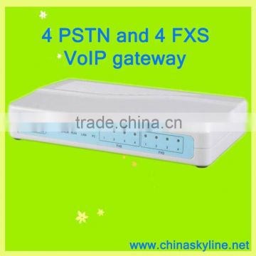 High quality assurance SIP VoIP Gateway with 4 FXS/FXO ports gateway/cheap sip voip