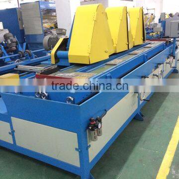 High efficiency automatic hairline finishing grinding machine for metal sheet surface treatment