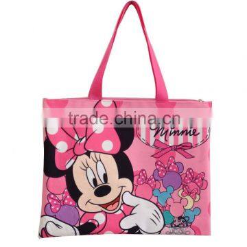 Canvas beach bag which is also waterproof beach bag with zipper