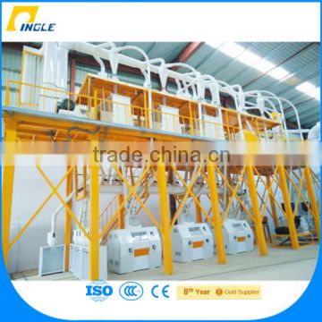 Hot Sale Pingle Milling Machine 50t/24H Wheat Complete Line Of Wheat Flour Milling