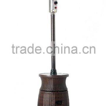 STANDARD PATIO HEATER WITH WICKER TANK