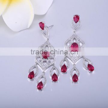 Style zircon fashion earring 925 thailand silver earring