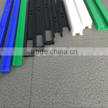 uhmwpe plastic chain guide rail, uhmwpe linear guide rail