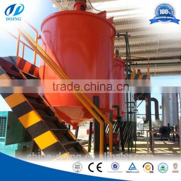 Tire/plastic /pyrolysis oil to diesel equipment /oil refining recycling machine
