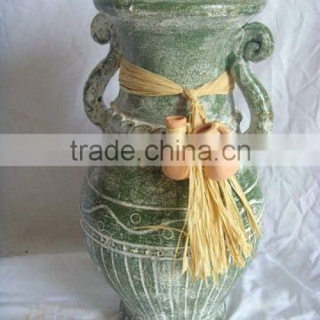 bigger antique clay vase /ceramic vase/flower vase