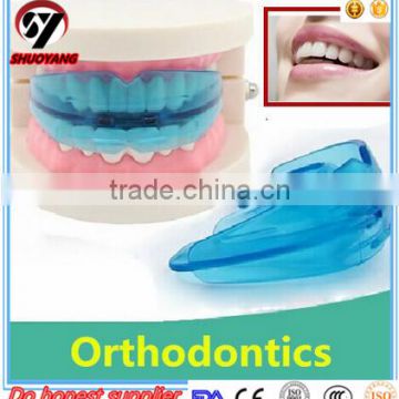 Hengshui Shuoyang dental teeth orthodontic appliance trainer alignment transparent blue,dental material orthodontic Trainer