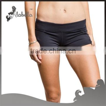 Wholesale bum shorts plain black shorts of clothing manufacturer