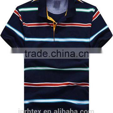 Stripe custom plain no design polo shirt