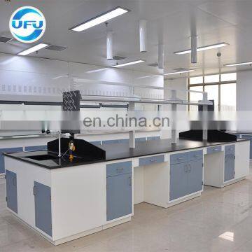 Laboratory Furniture Metal Laboratory Workbench Full Steel Frame with sink