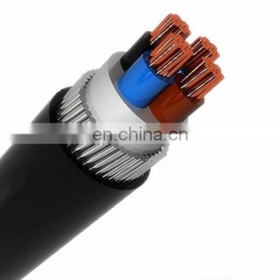 Hot selling NYRY 0.6/1kv PVC Insulated Galvanized Round Steel Wire armored Power Cable 4x10mm2