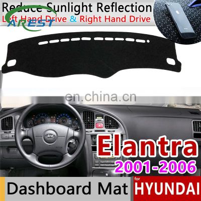 for Hyundai Elantra 2001 2002 2003 2004 2005 2006 XD I30 Anti-Slip Mat Dashboard Cover Pad Sunshade Dashmat Protect Accessories