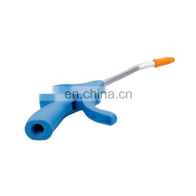 Pneumatic tool aluminum industrial air blow gun with pointed nozzle