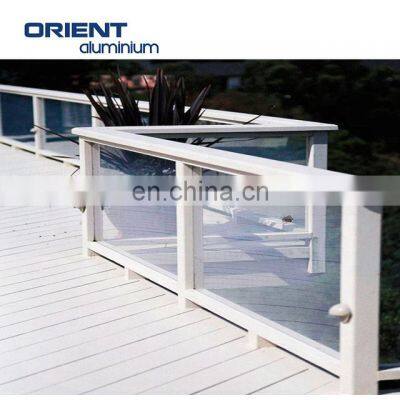 hot selling nice quality  easy assemble  modern tempered glass frameless pool fence