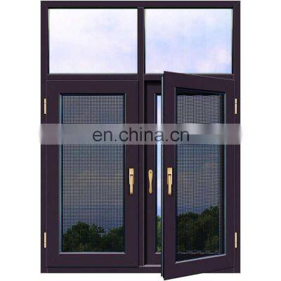 High quality tempered glass windows aluminium doors and windows designs