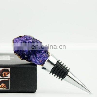 Private Label Wholesale Sparkle Branded Creative Bottle Crystal Wine Stoppers