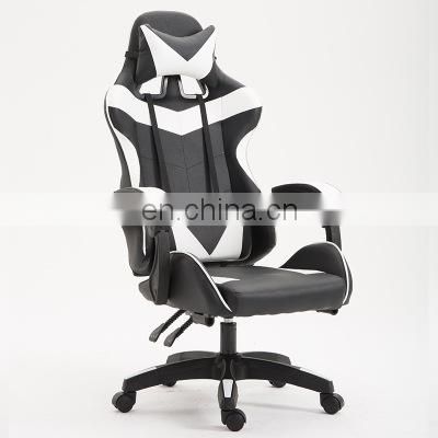 2021 cheapest high back quality 180 degrees swivel office chair PC computer silla gamer PU leather racing gaming chairs