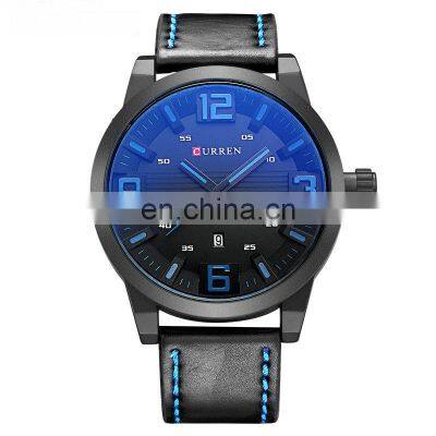 New High Quality Curren 8241 Men's Luxury Japanese Movement Quartz Leather Wristwatch Fashion Casual Watches Clock