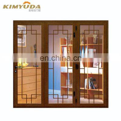 JYD customized safe glass folding bifold bi folding door Aluminum Bi-folding Doors