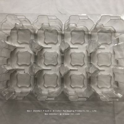 PET thermoformed plastic blisters vacuum forming battery blister packaging
