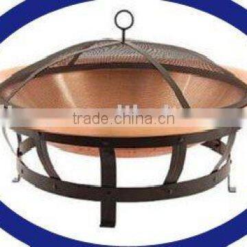 outdoor copper painting brazier