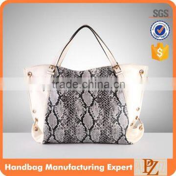 3296 Guangzhou Manufacturer Handbag Snake patent Tote bag hot selling ladies handbags OEM Factory