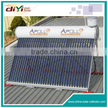 ISO9001 approved non-pressure 100 l solar water heater