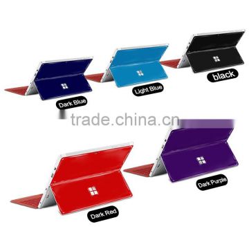 Ultra thin 1mm and comfortable feeling back epoxy gel skin sticker for microsoft surface 3