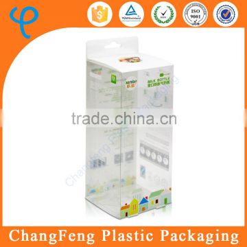 Customized Rectangular Baby Bottle Plastic Transparent Box