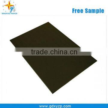 Wrapping And Packing Use Carbon Black Core Paper/ C1S Black Color Core Paper Board