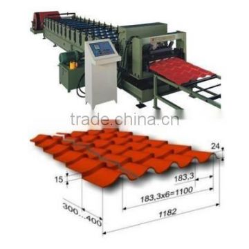 Synthetic resin tile equipment