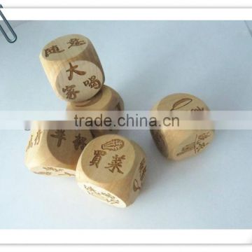 Wooden dice for sale