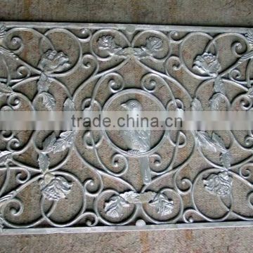 cast iron metal doormat rectangle