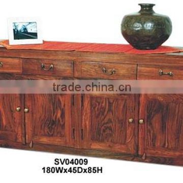 wooden side board,buffet,side cabinet,indian wooden furniture,dining room furniture,home furniture,shesham wood furniture