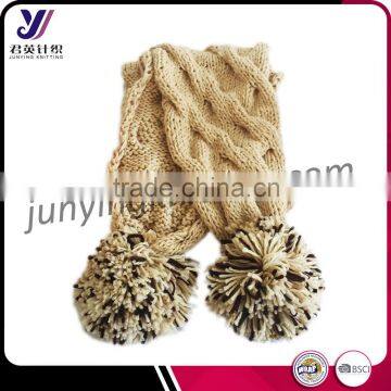 China professional factory comfortable acrylic knitted infinity scarf pashmina scarf (Can be customized)