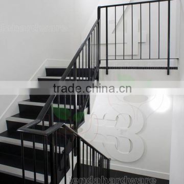 stairs hot galvanized paintedl welding railings in black