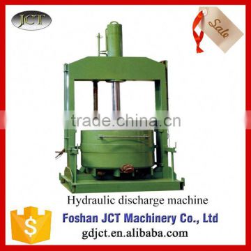 Hydraulic discharge machine with rack new technology