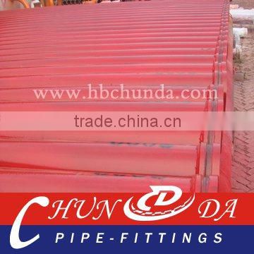 DN125 concrete pump ST52 delivery pipe 3000mm - 4.5mm thick to world matket