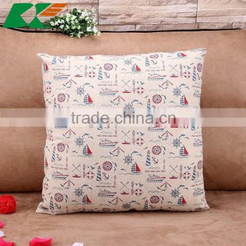 2015 new anime mediterranean series cloth art sofa cushion cover Creative home cotton and linen pillowcases