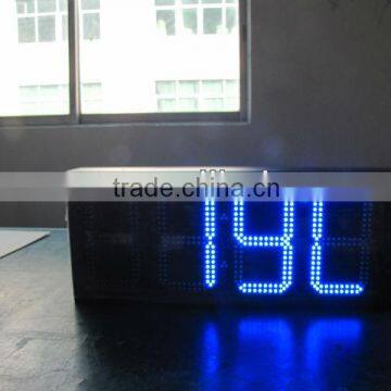 6 digit white common anode led time and temperature signs