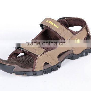 High quality EU standard leather slipper sandal for men 16SS men's sandal shoes slipper