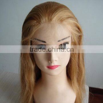 virgin wholesale hair full lace human hair wigs two tone color wig