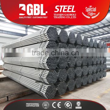 ERW carbon steel tube 1'' b class gi pipe price