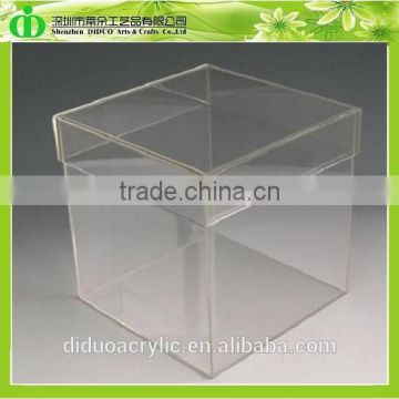 DDX-0203 Trade Assurance Clear Acrylic Rose Flowers Display Boxes