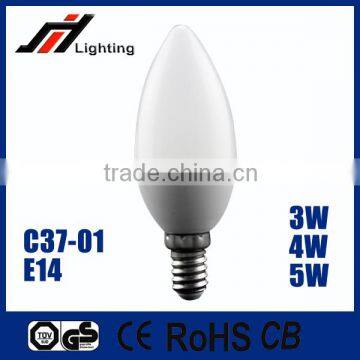 2016 hot sale C37 5W 220-240V E27 E14 led light bulb