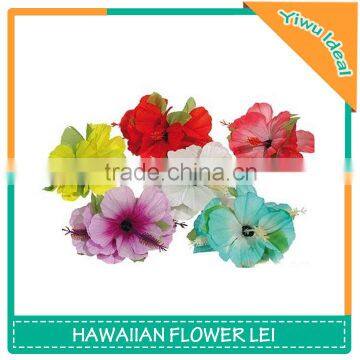 Luau Beach Polyester Silk Hawaiian Flower Hair Pick