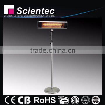 Scientec AH18CS-SS Stainless Steel Freestanding Infrared Heater Manufacture