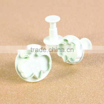 3pcs fondant tools cake decorating cute bee plunger cutter